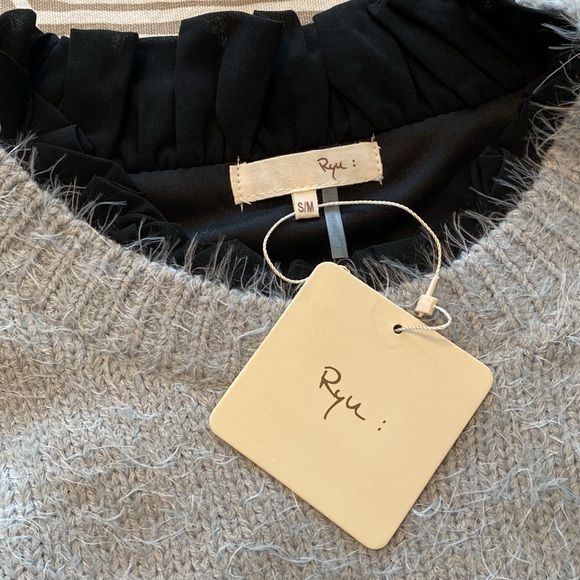 RYU sweater dress with embroidered lace - Picture 4 of 11